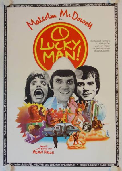 O Lucky Man! original release german movie poster